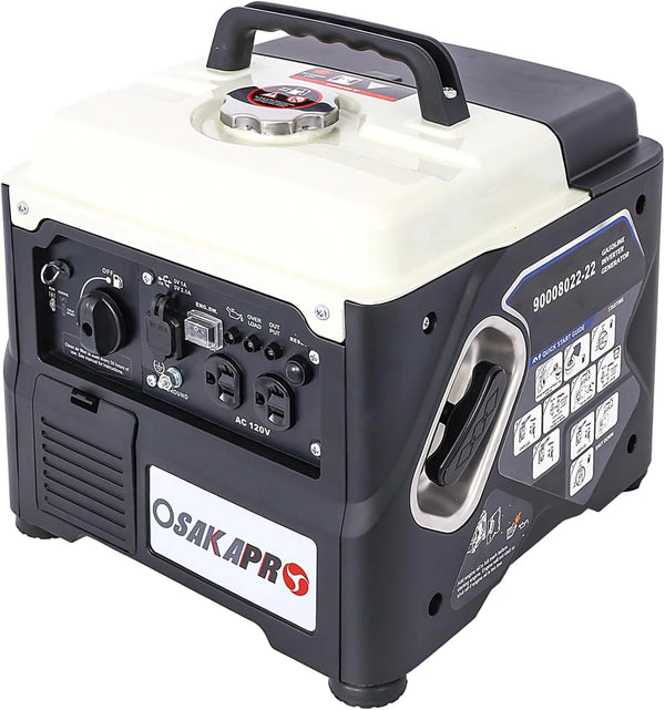 2025 Portable Inverter Generator, 1200W Ultra-Quiet Gas Engine, Epa Compliant, Eco-Mode Feature, Ultra Lightweight For Backup Home Use & Camping