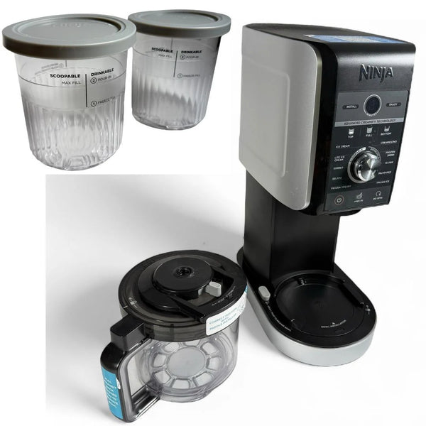 2025 Ninja CREAMi Deluxe 11-in-1 XL Ice Cream Maker with Two 24-Oz Pints - NC501