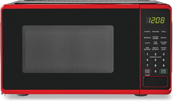 2025 0.7 cu. ft. Countertop Microwave Oven, 700 Watts£¬ New (Color : Red)