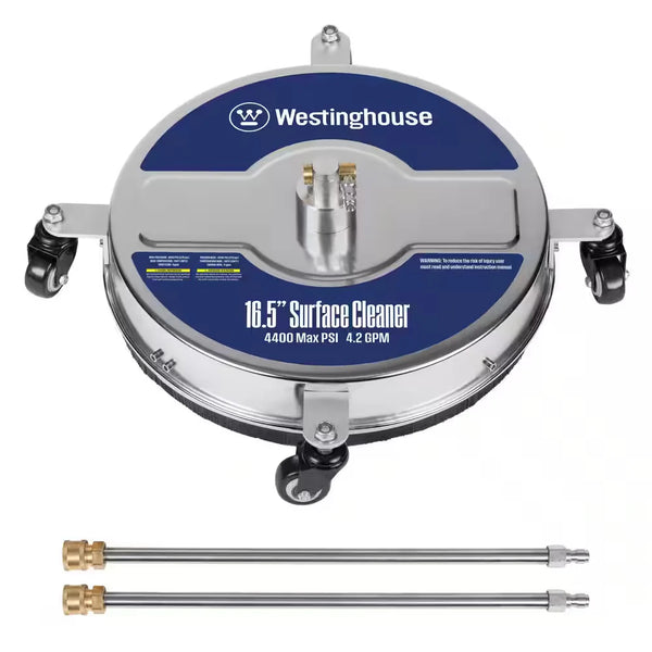 2025 16.5 In. 4400 PSI Stainless Steel Pressure Washer Surface Cleaner