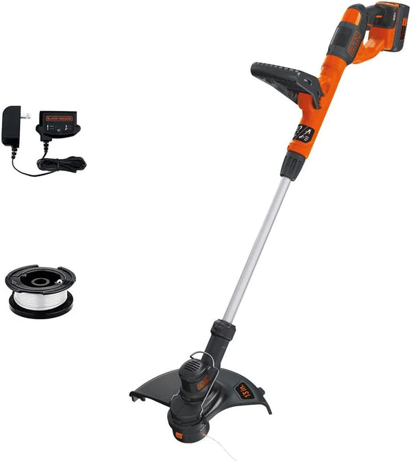 2025 Black+Decker 40V MAX String Trimmer and Edger Kit, Cordless, 13 inch, 2-in-1, Battery and Charger Included (LST140C)