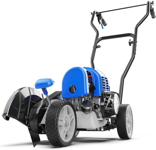 2025 Wild Badger Power Sidewalk Edger Lawn Tool Gas 31cc WB31CCED, Blue