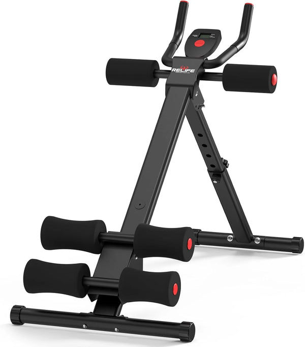 2025 Workout Machine Abdominal Trainer Foldable Ab Cruncher Strength Training Equipment for Home Gym 440 LBS