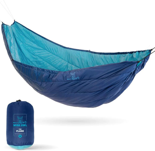 2025 Wise Owl Outfitters Hammock Underquilt â€?Insulated Camping Quilt for Warm Sleeping â€?Fits Under Hammocks â€?Ultralight, Water-Resistant & Packable