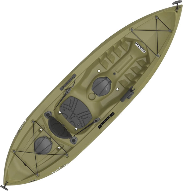 2025 Lifetime Tamarack Angler Sit-On-Top Kayak, Olive, 120"