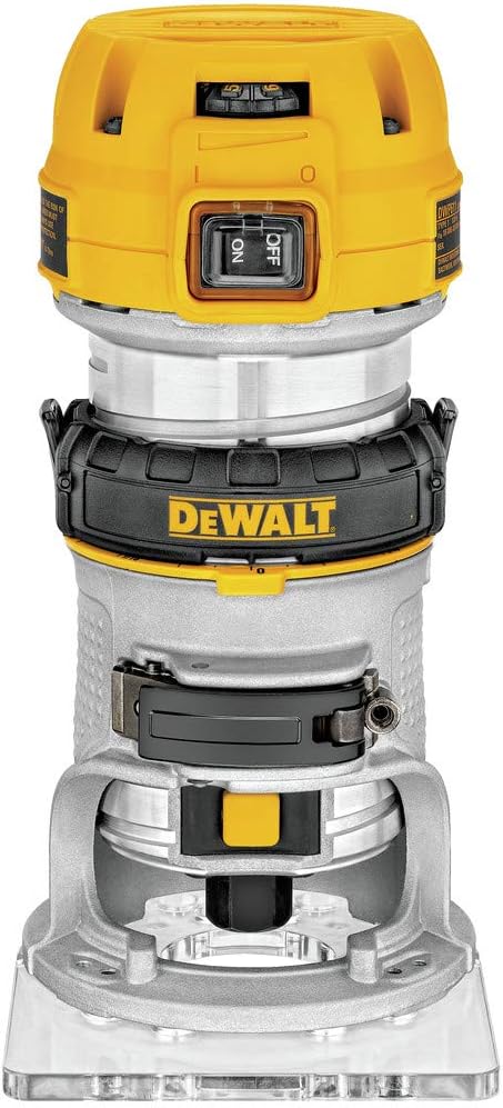 2025 Router, Fixed Base, 1-1/4 HP, 7.7-Amp, Variable Speed Trigger, Corded (DWP611)