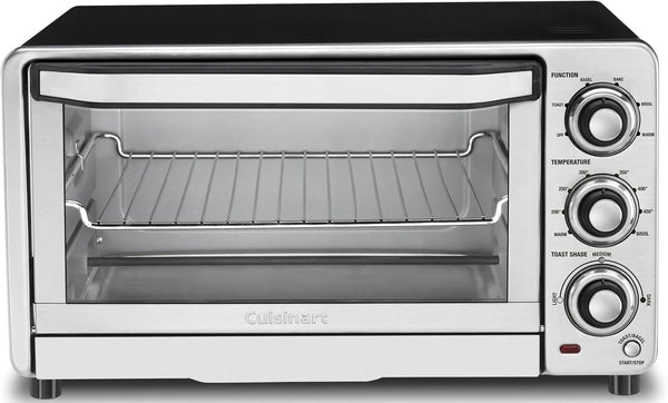 2025 Cuisinart TOB-40N Custom Classic Toaster Oven Broiler, Brushed Stainless and Black