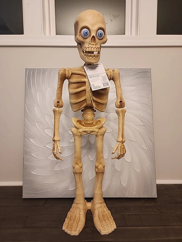 2025 Home Accents Holiday 3 Ft. Halloween Classics Animated LED Dancing Skeleton