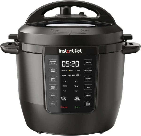 2025 Instant Pot 6QT RIO, 7-in-1 Electric Multi-Cooker, Pressure Cooker, Slow Cook, Rice, Steamer, Saut¨¦, Yogurt & Warmer, Black, 6 Quarts