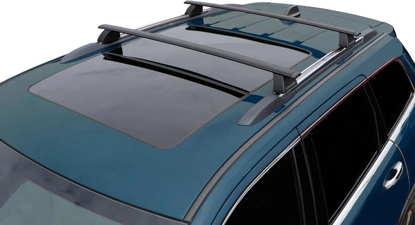 2025 Crossbars Roof Racks Luggage Racks Replacement for 2011-2021 Jeep Grand Cherokee with Grooved Metal Roof Side Rails