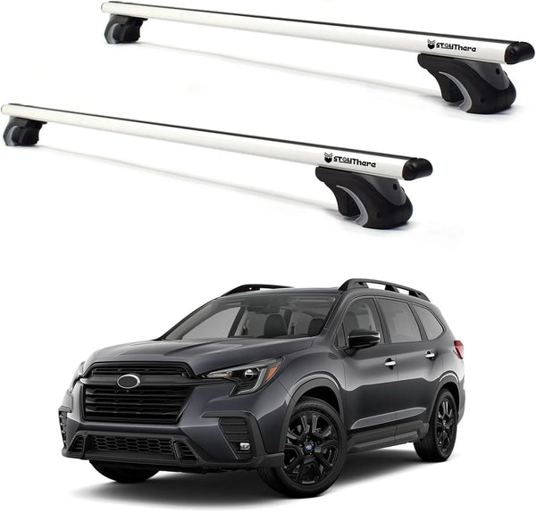 2025 Stay There Car Roof Rack Cross Bars 56”Aero Thick Aluminum Universal Crossbars Roof Rack Adjustable Roof Cross Bars, Fits Most Vehicles with Existing Raised Side Rails with Gap- 200 lbs Load Capacity