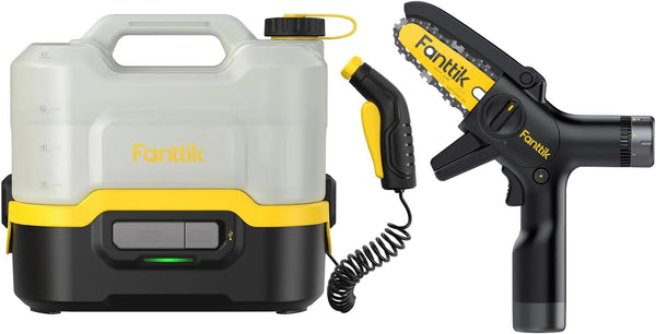 2025 Fanttik NB8 Nano Portable Cordless Electric Sprayer & Fanttik TurboLite W10 APEX External Rotor Brushless Motor Mini Chainsaw Cordless