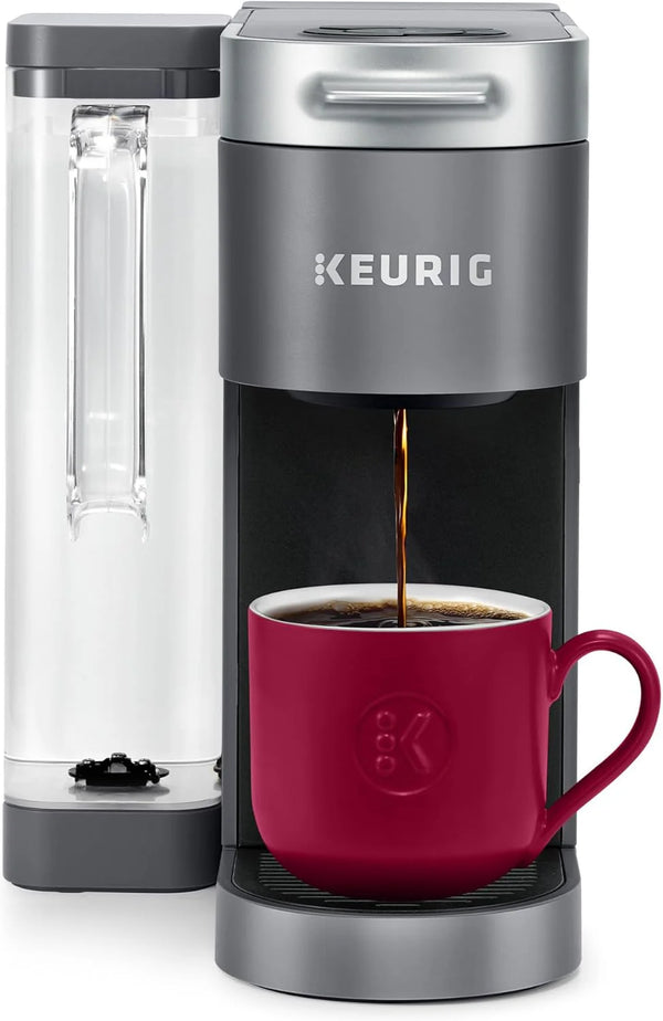 2025 Keurig K-Supreme Single Serve K-Cup Pod Coffee Maker, MultiStream Technology, 4 Brew Sizes, 66oz Dual-Position Removable Reservoir, Gray