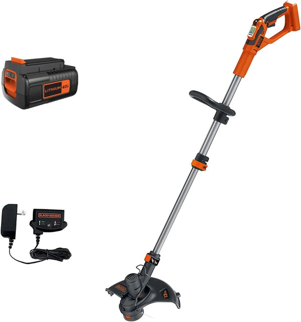 2025 BLACK+DECKER 40V MAX* 13 in. 2in1 Cordless String Trimmer/Edger with POWERCOMMAND Kit (LST136)