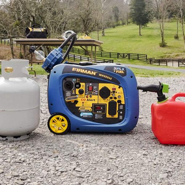 2025 FIRMAN WH03242F 4000W Electric Start Dual Fuel Inverter Generator - Refurbished