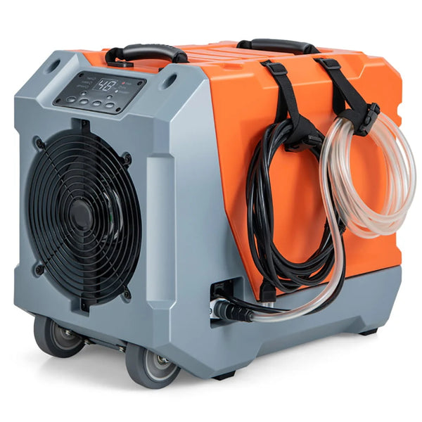 2025 Barara King Dehumidifier, Home Basement Dehumidifiers,180 Pints/Day Commercial Dehumidifier with Pump and Drain Hose-Orange