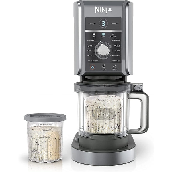 2025 Ninja CREAMi Deluxe 11-in-1 XL Ice Cream Maker w/ Two 24-Oz. Pints - NC501
