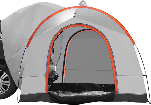 2025 Large 3 Season SUV Tent for 5-8 Person, Truck Bed Tent, Green, Aluminum Poles, Waterproof PU2000mm, Car Camping, Hiking