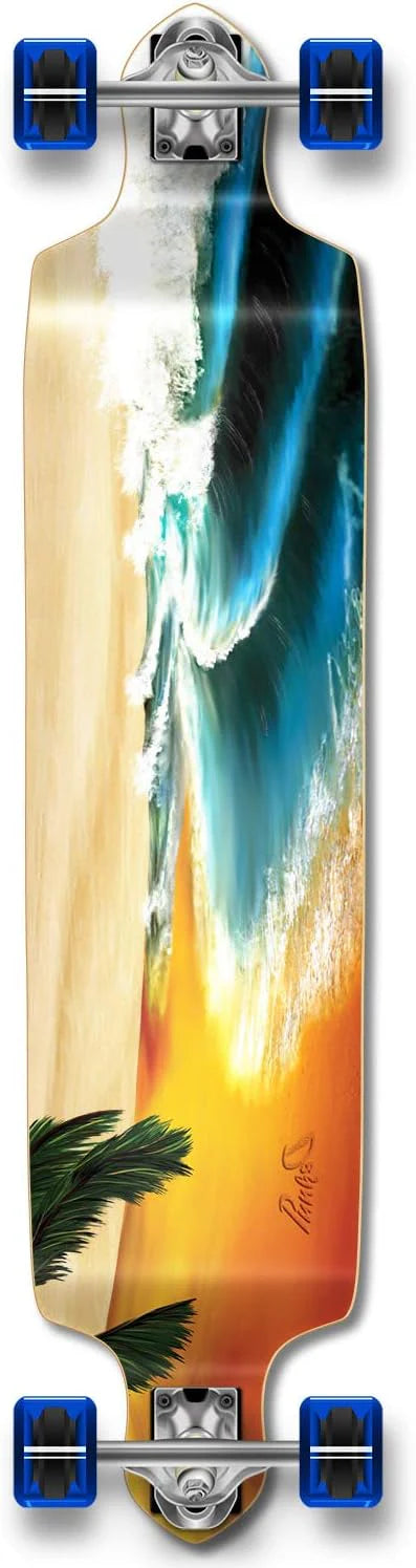 2025 Yocaher Professional Speed Drop Down Complete Longboard Skateboard