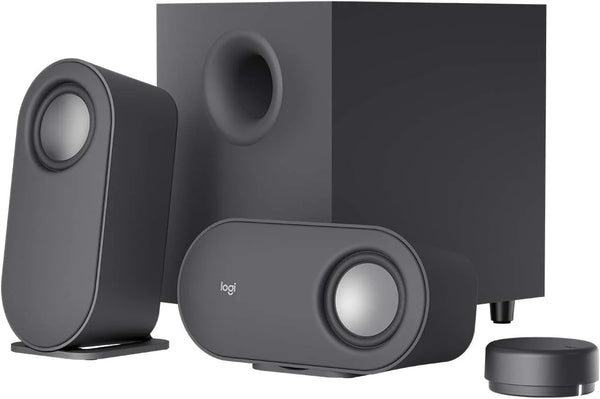 2025  Z407 Bluetooth Computer Speakers with Subwoofer and Wireless Control, Immersive Sound, Premium Audio with Multiple Inputs, USB Speakers, Black