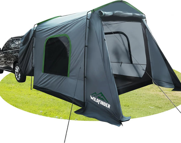 2025 SUV Tent, 5-9 Person Rectangle Car Tent for Family, Waterproof & Windproof for Car Camping, Large Camping Tents with Storage Bag, SUV, Van, Jeep, Pickup 8FT L x 10.6FT W x 7.2FT H
