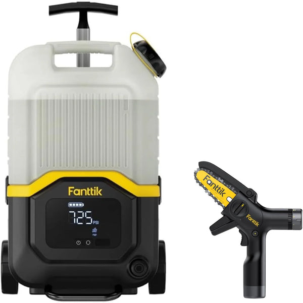2025 Fanttik NB8 Ultra Cordless Pressure Washer & Fanttik TurboLite W10 APEX External Rotor Brushless Motor Mini Chainsaw Cordless