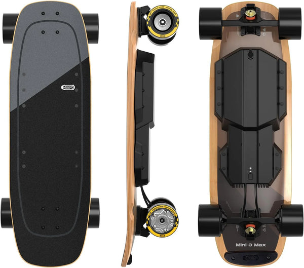 2025 Mini Series Electric Skateboard with Remote, Up to 26-32 MPH Top Speed, 11-24Miles Range,330 Pounds Max Load, 30-34 Inches Maple Cruiser for Adults and Teens, Mini5 MINI3 Max Edge Flow
