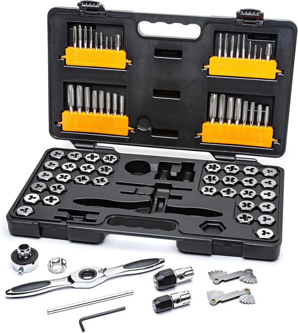 2025 77 Piece SAE/Metric Ratcheting Tap and Die Set -3887
